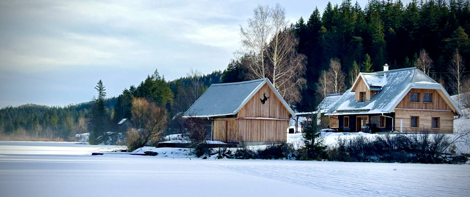 Chlaet Hubertussee im Winter